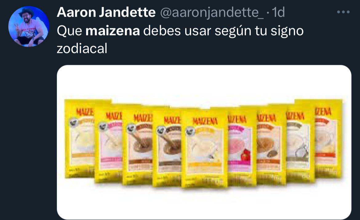 Maizena horóscopo meme