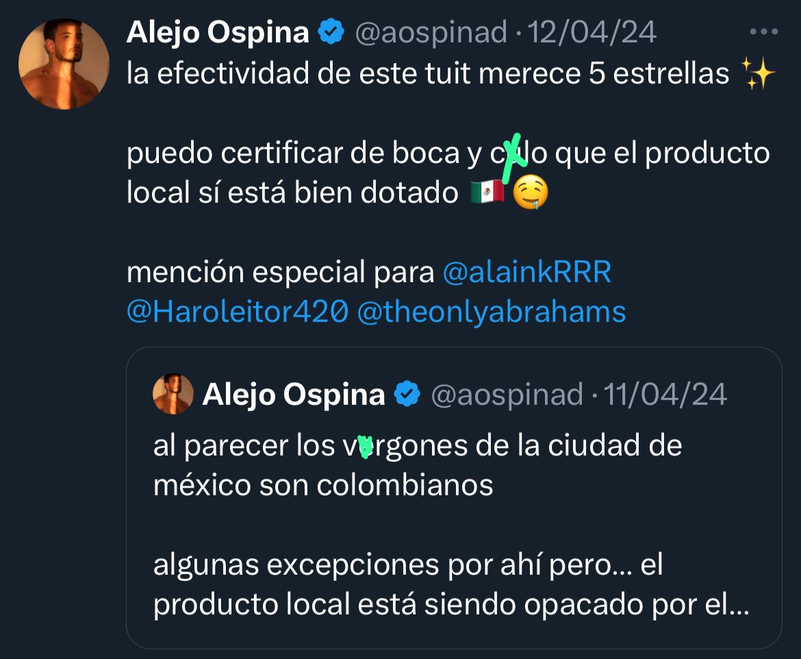 Alejo Ospina actor mexicanos odio