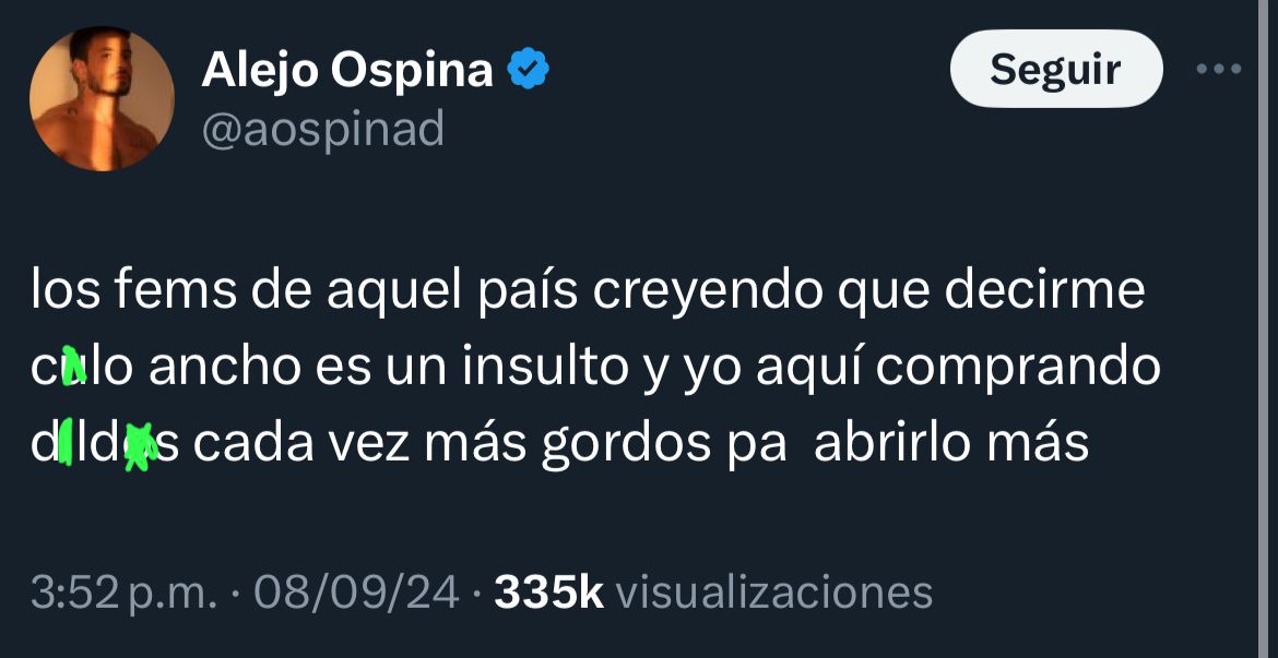 Alejo Ospina actor colombiano ya no aprieta