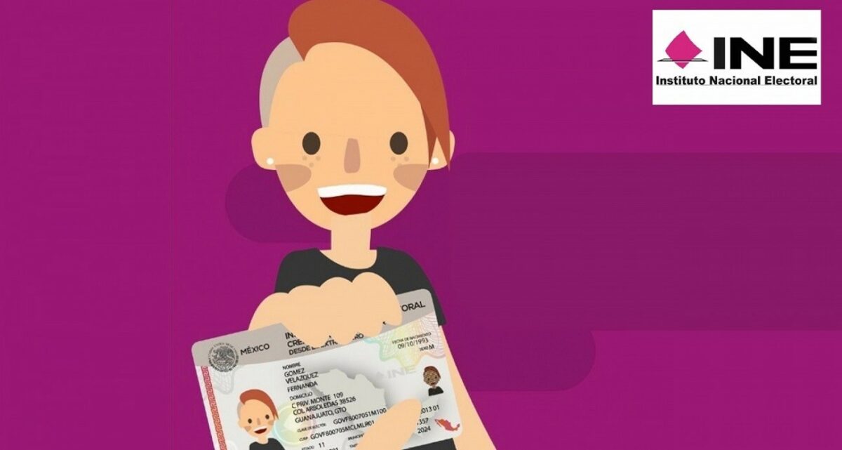 INE Credencial para votar NB elecciones méxico 2024