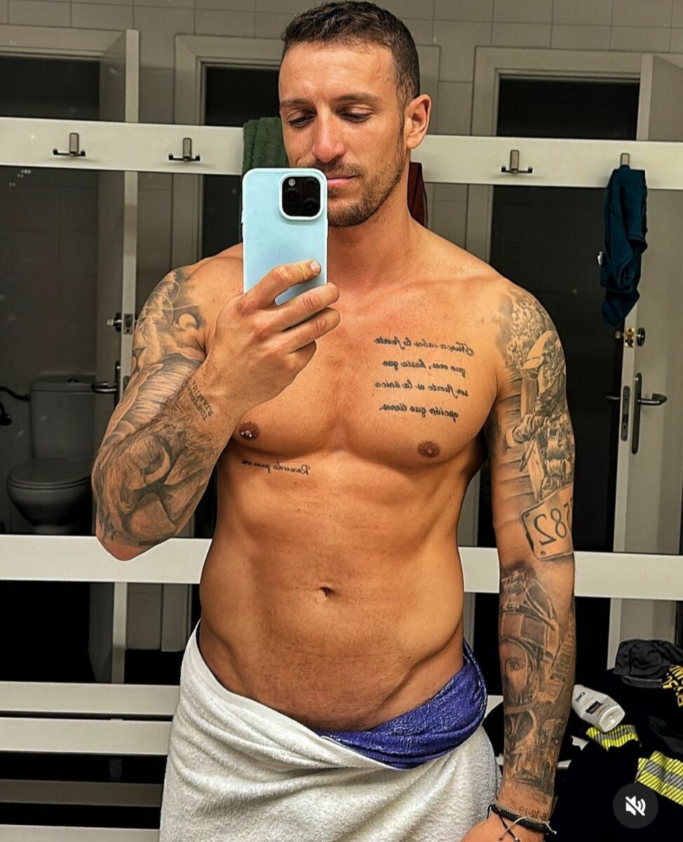 Rubén Torres bombero