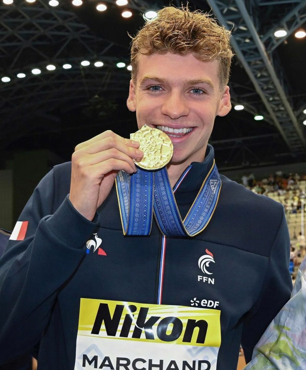 Léon Marchand nadador francés
