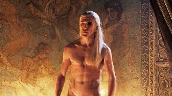 Ewan Mitchell House of the Dragon escena frontal fotos actor aemon targaryen