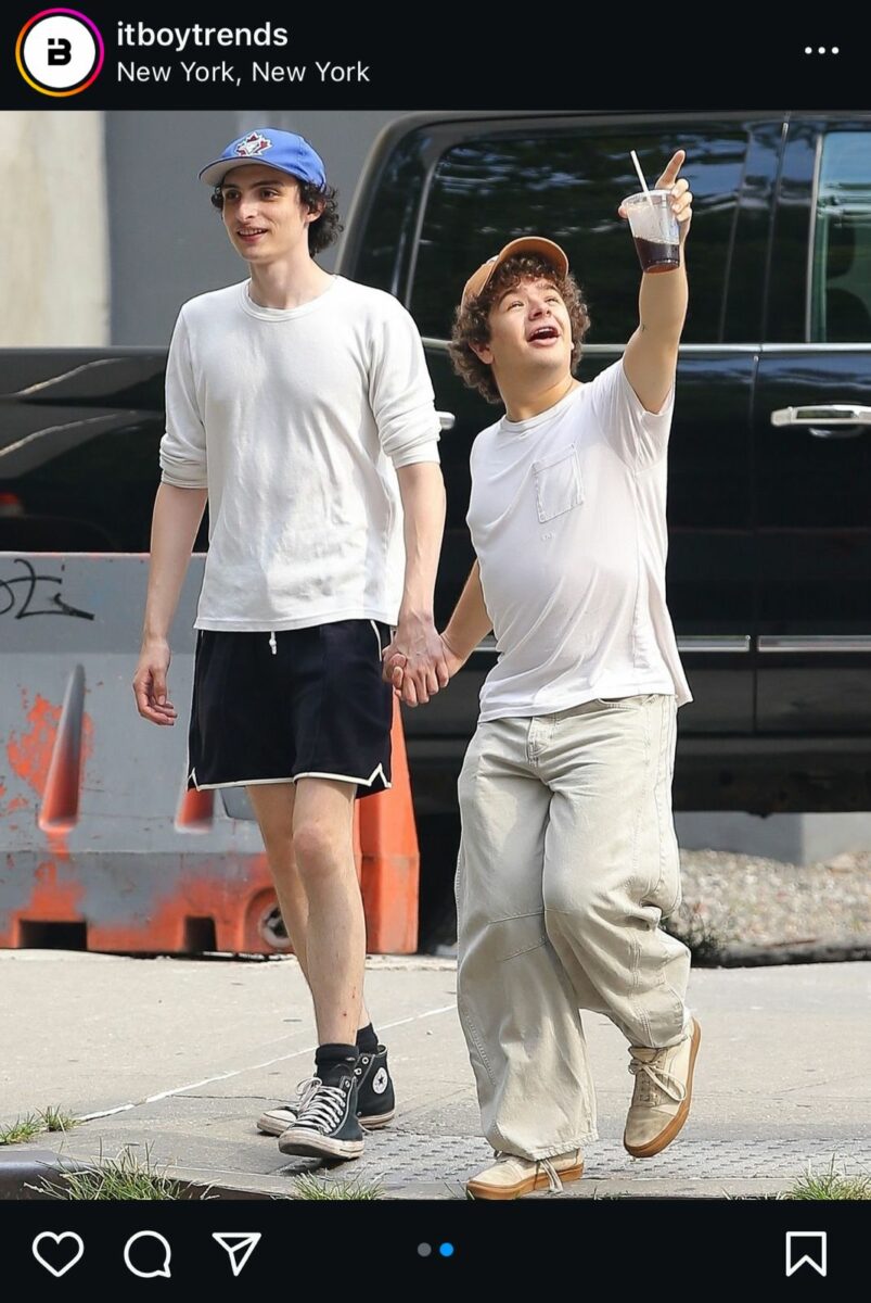 Finn Wolfhard y Gaten Matarazzo