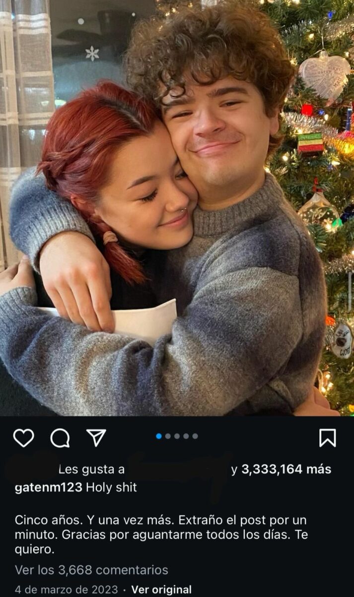 Lizzy Yu novia actor de Stranger things