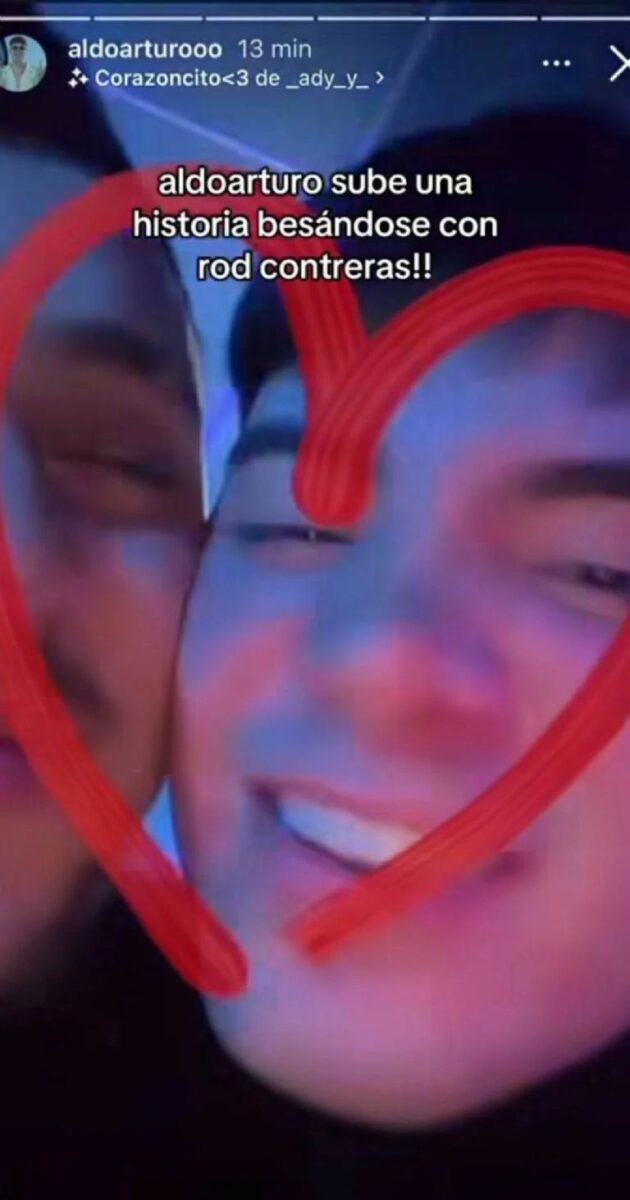 Rod Contreras Aldo Arturo beso gay videos tiktoker