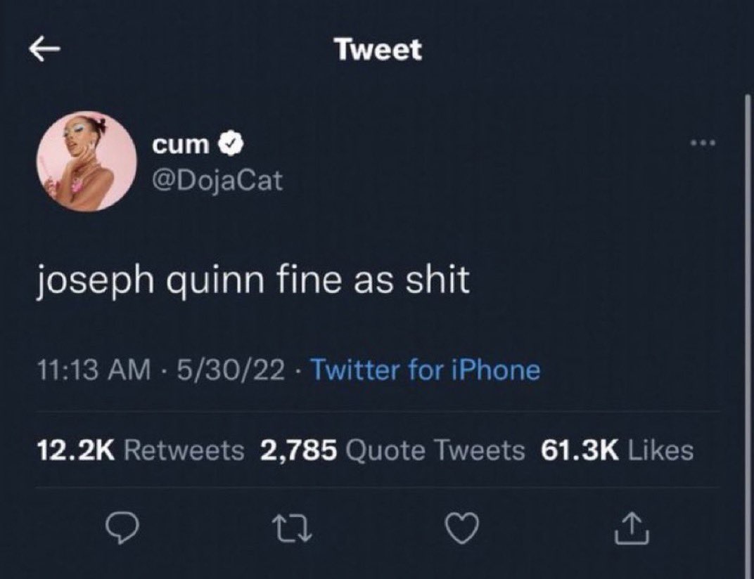 Doja Cat y Joseph Quinn