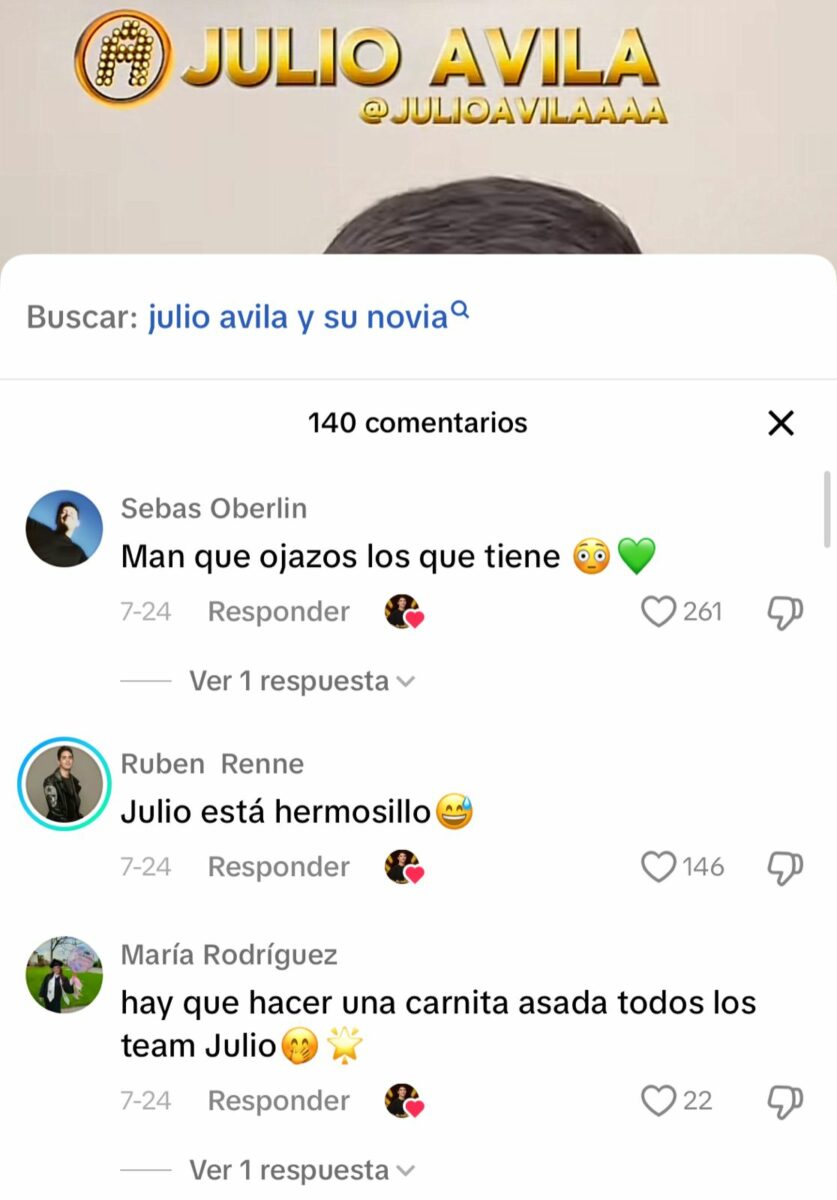 Julio Ávila biografía sexualidad pareja tiktok