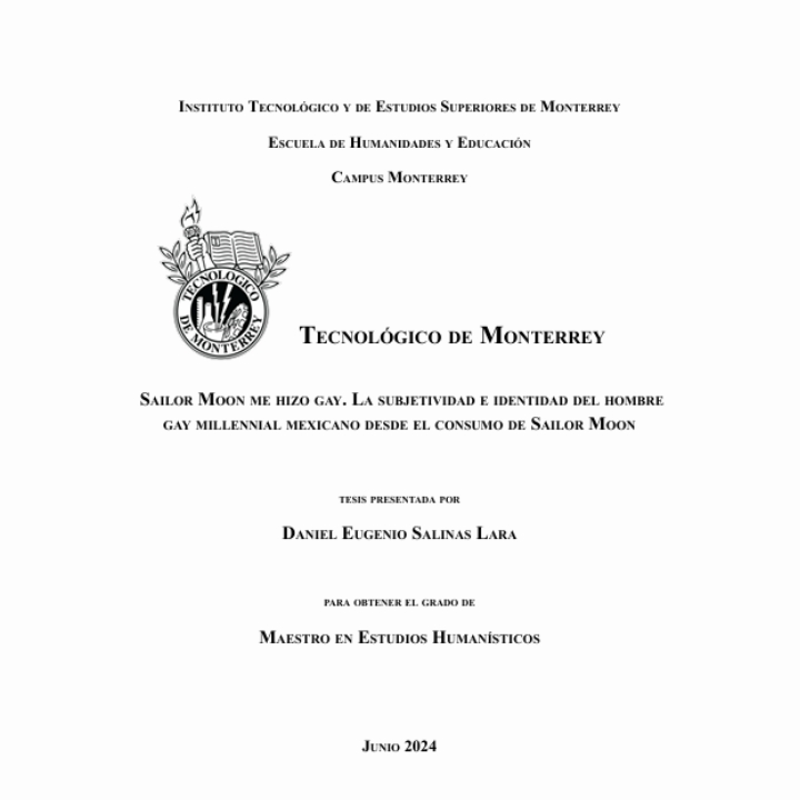 Sailor Moon me hizo gay tesis portada título polémica