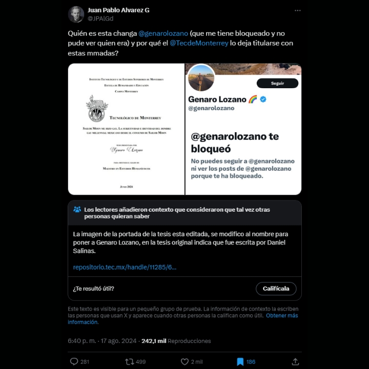 controversia homofobia tesis