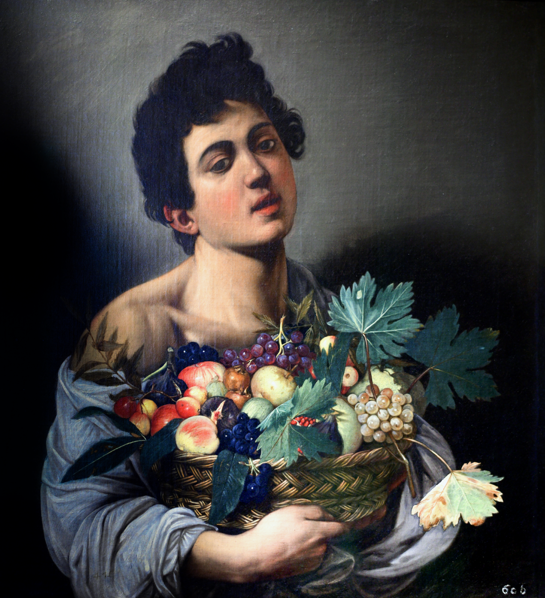 caravaggio bisexual pinturas muchacho cesto frutas lgbt erotismo oscuridad