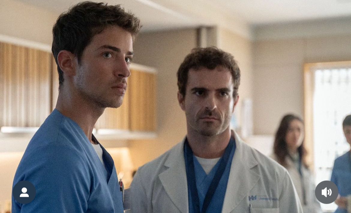 Borja Luna y Manu Ríos en Respira serie de Netflix