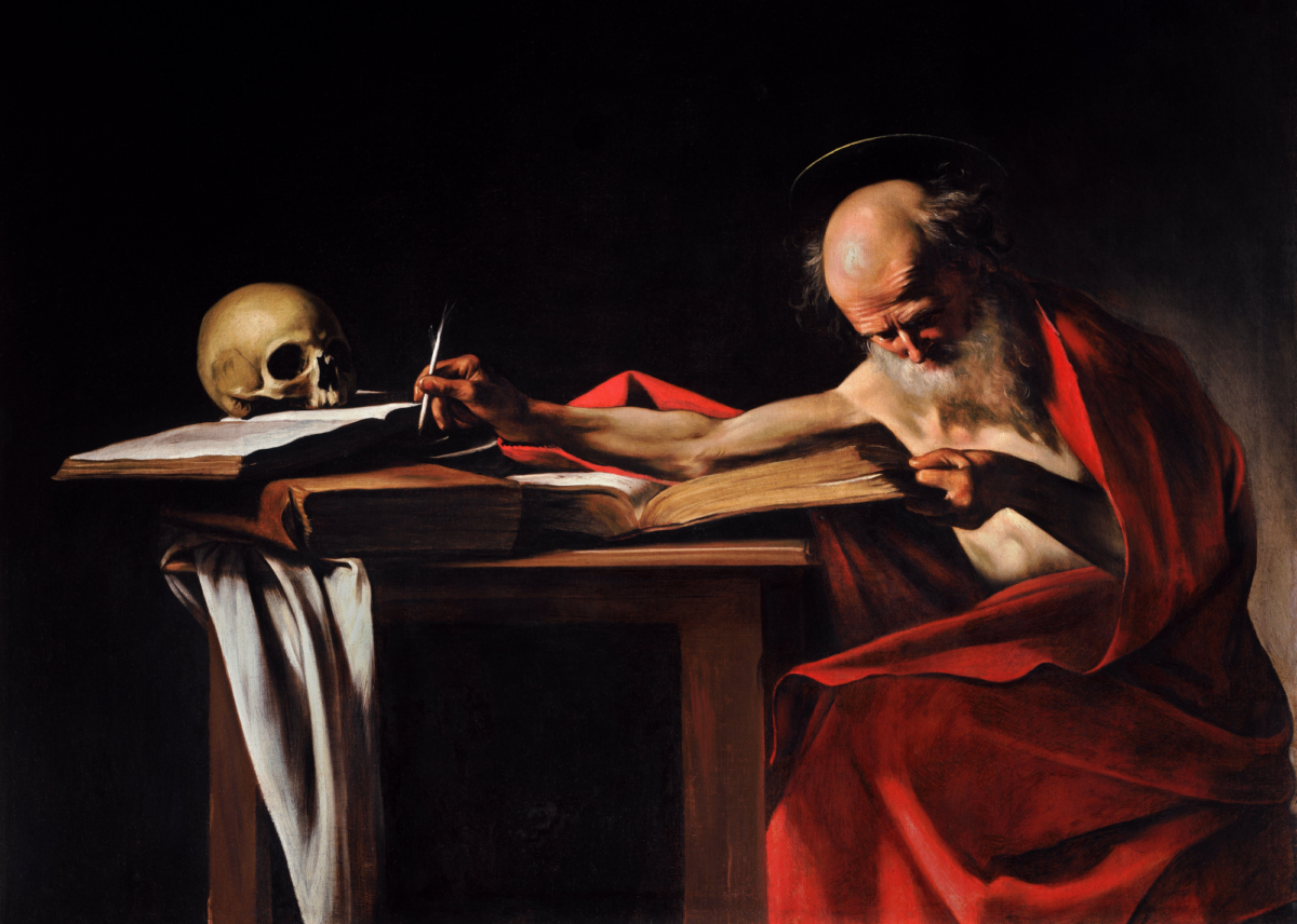 Caravaggio arte tenebrismo san jeronimo