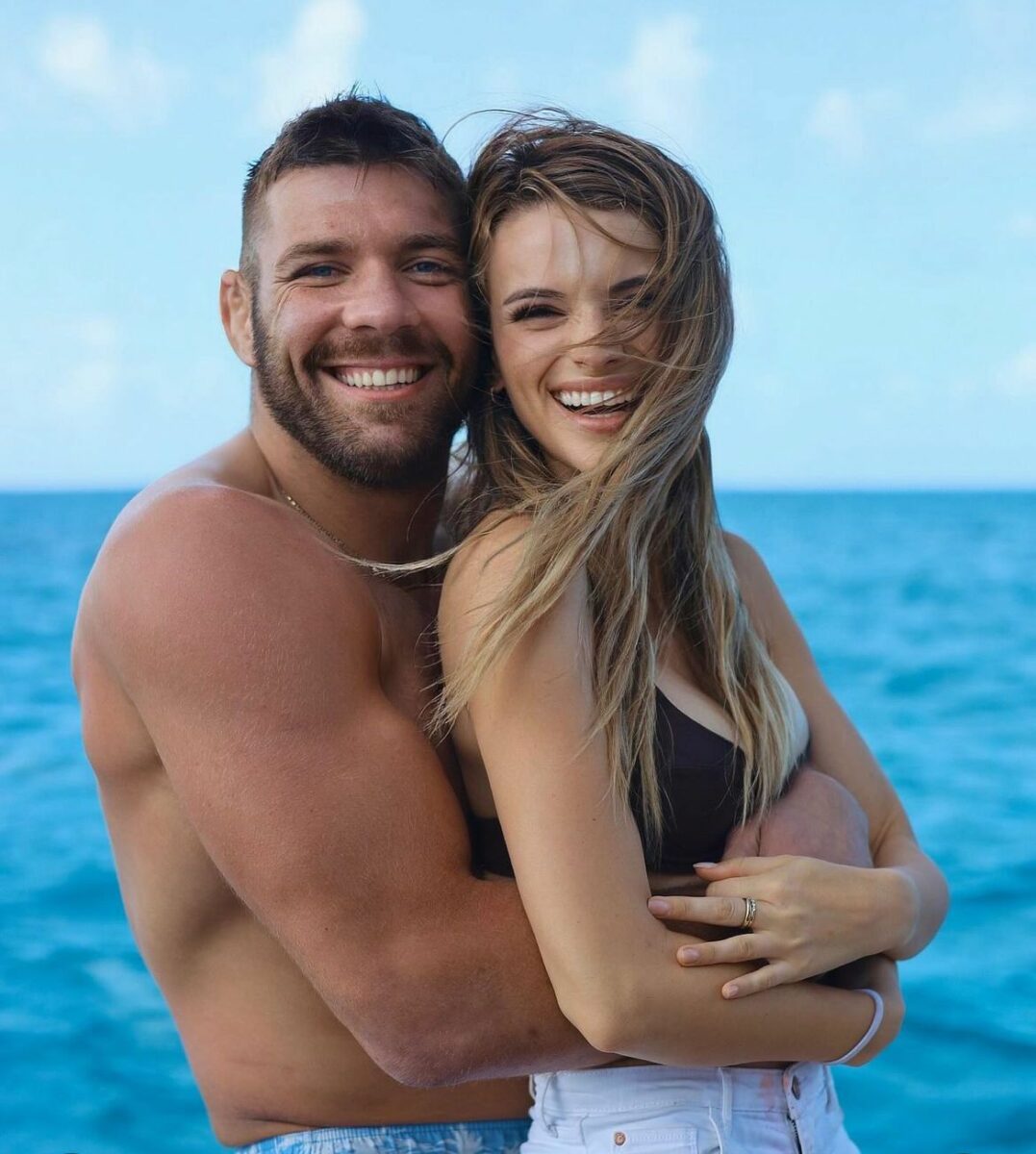Dricus du Plessis y Vasti Spiller novia pareja de peleador de ufc