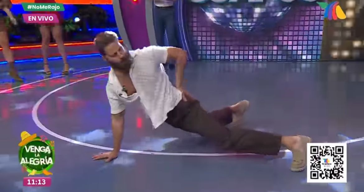 Jorge Losa actor en venga la alegría baile