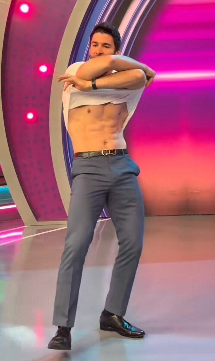 show stripper en venga la alegría