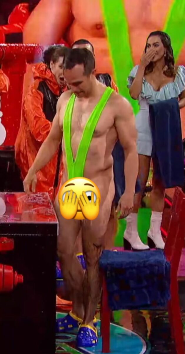 Luis Rodríguez El Guana foto en mankini traje de baño ma caigo de risa