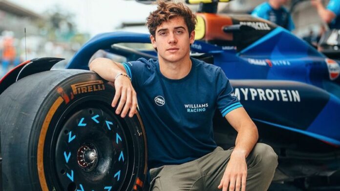 Franco Colapinto biografía sexualidad pareja novio novia orientación sexual quién es videos fotos piloto fórmula 1