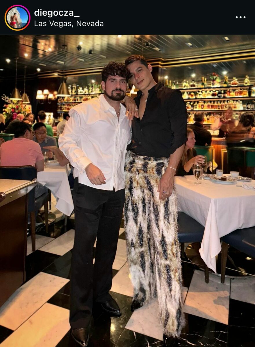 Diego CZa y maquillista pareja foto