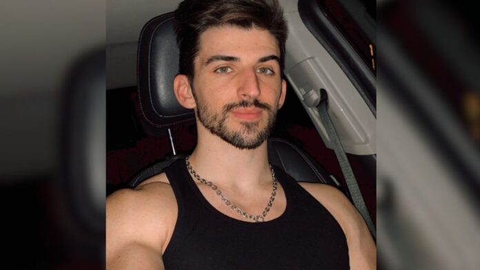 Hunter Gallagher fotos videos sexualidad pareja gay biografía jet jameson luchador lucha libre tank top negra