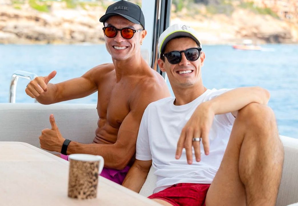 Cristiano Ronaldo y Edu Aguirre