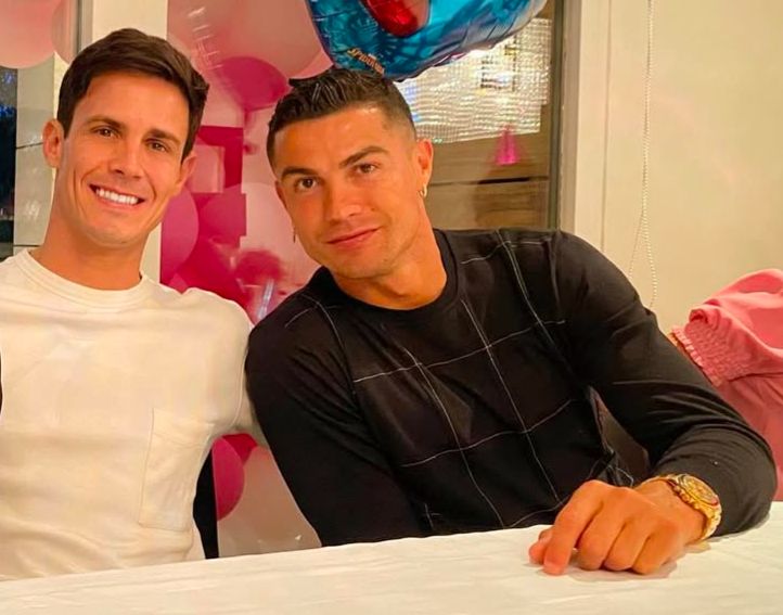 Edu Aguirre y Cristiano Ronaldo