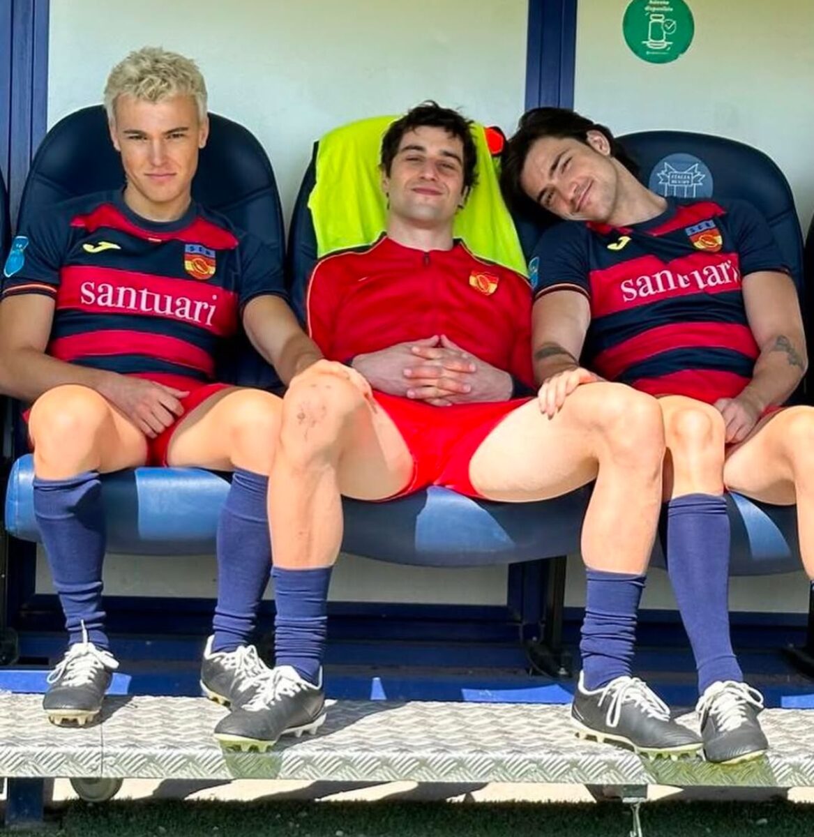 Mati Cordero actor uriguayo y Juan Perales