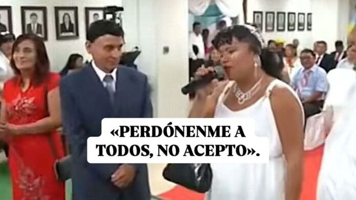 Perdónenme a todos no acepto no acecto origen historia meme video viral boda novia sale corriendo tiktok