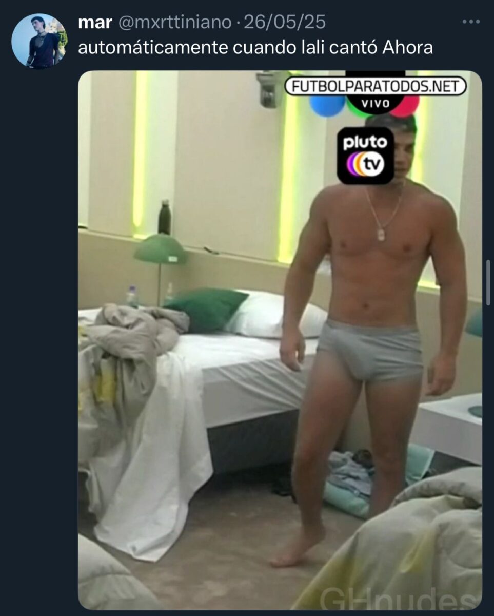 Alexis Quiroga el cone gran hermano bulto