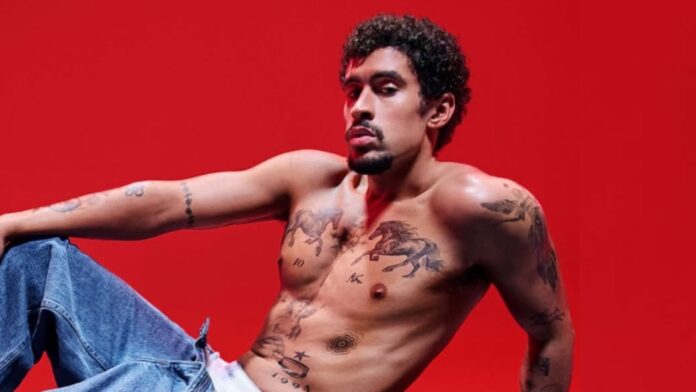 Bad Bunny foto cantante instagram sin censura ropa toalla cantante calvin klein 2025